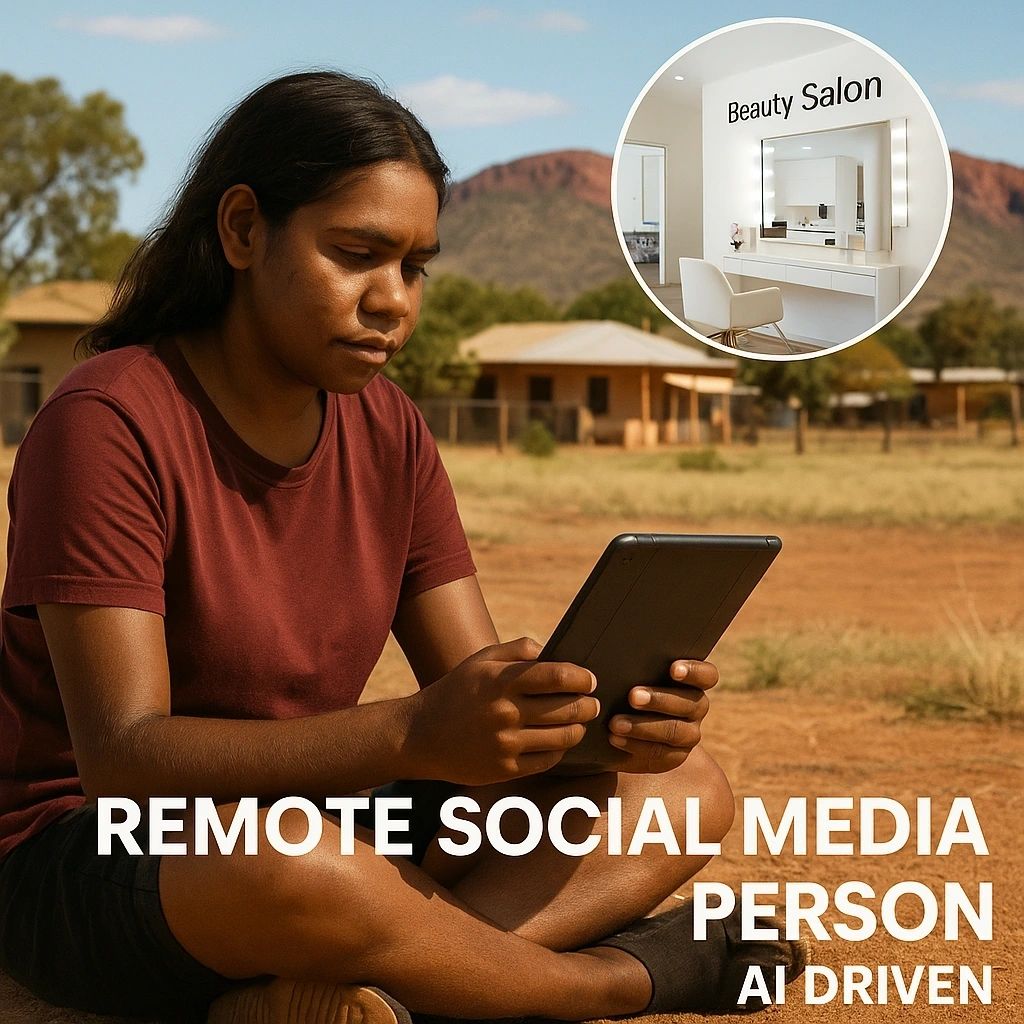 Remote Social Media Person - AI Driven