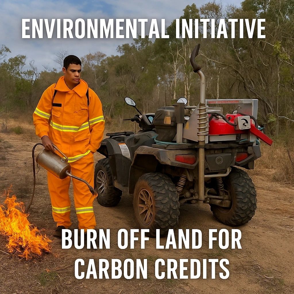 Environmental Initiative - Burn Off Land For Carbon Credits